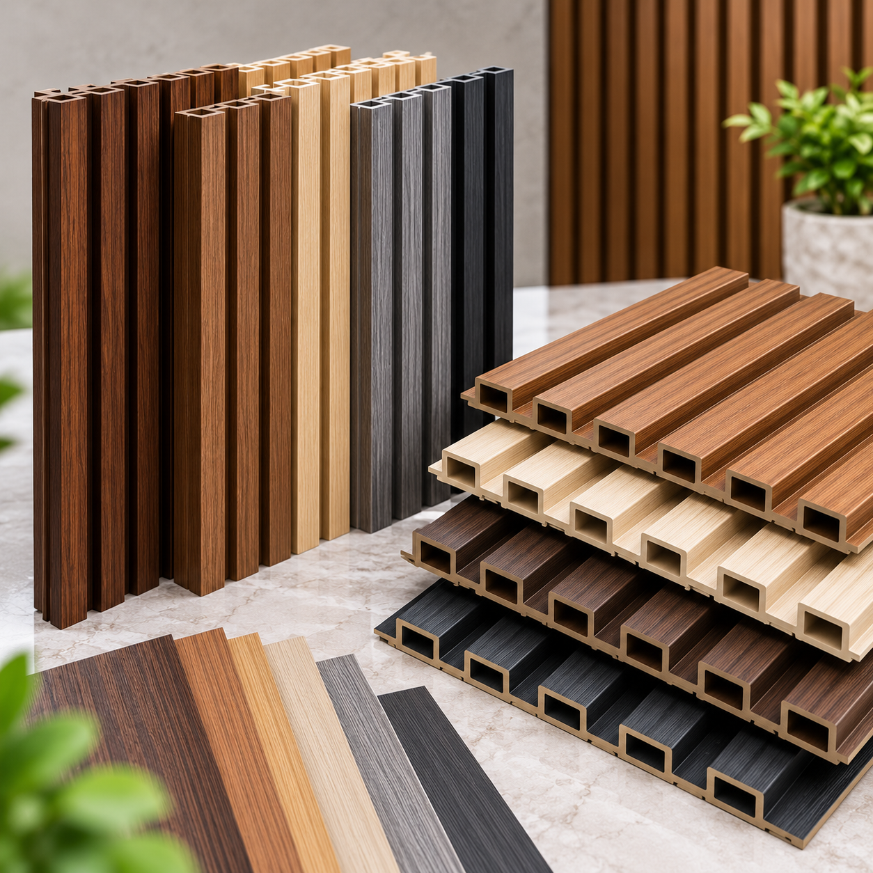 WPC Louvers product or project example in Nagpur